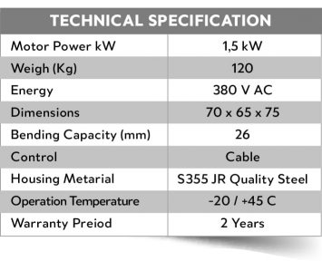 technical specification mbs26